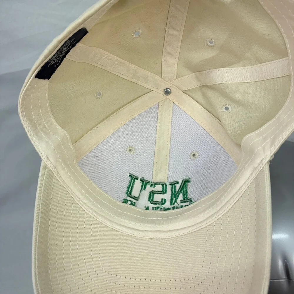 Hit Promo NSU Riverhawks Baseball Cap Mens OSFM Khaki Tan Cotton Hat